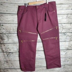 Reg $76.00 Maxi Milian Burgundy Jeans Size 44X32